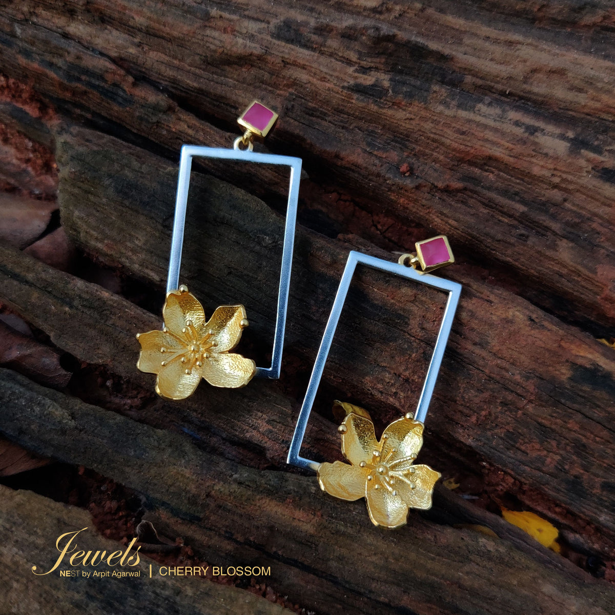 Cherry Blossom Earrings - NEST by Arpit Agarwal