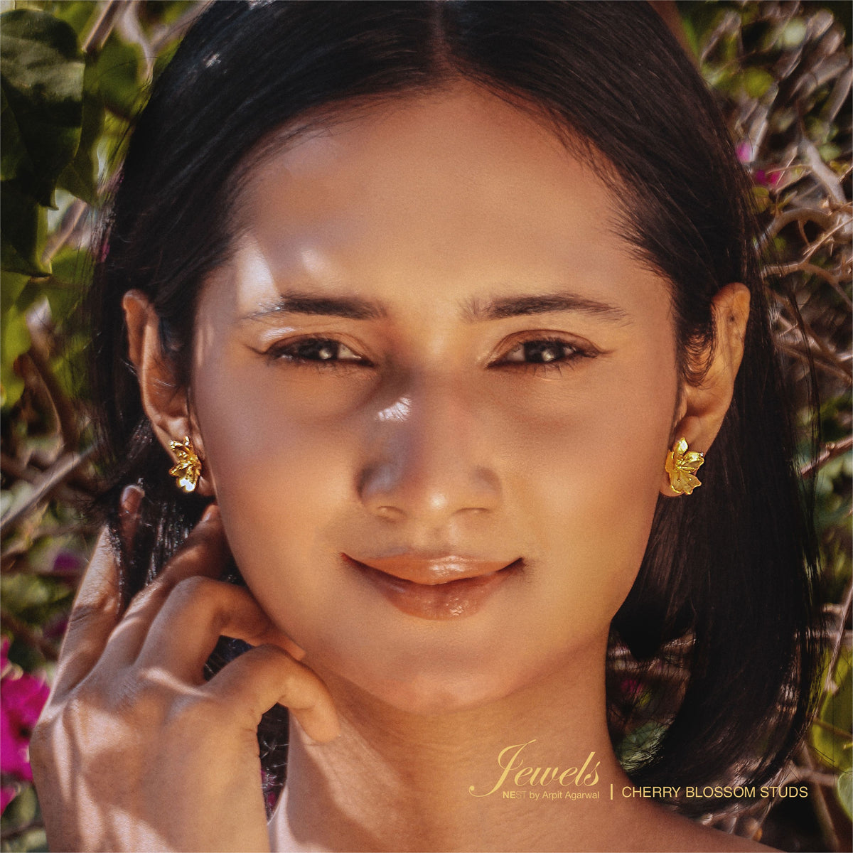 Cherry Blossom Studs - NEST by Arpit Agarwal