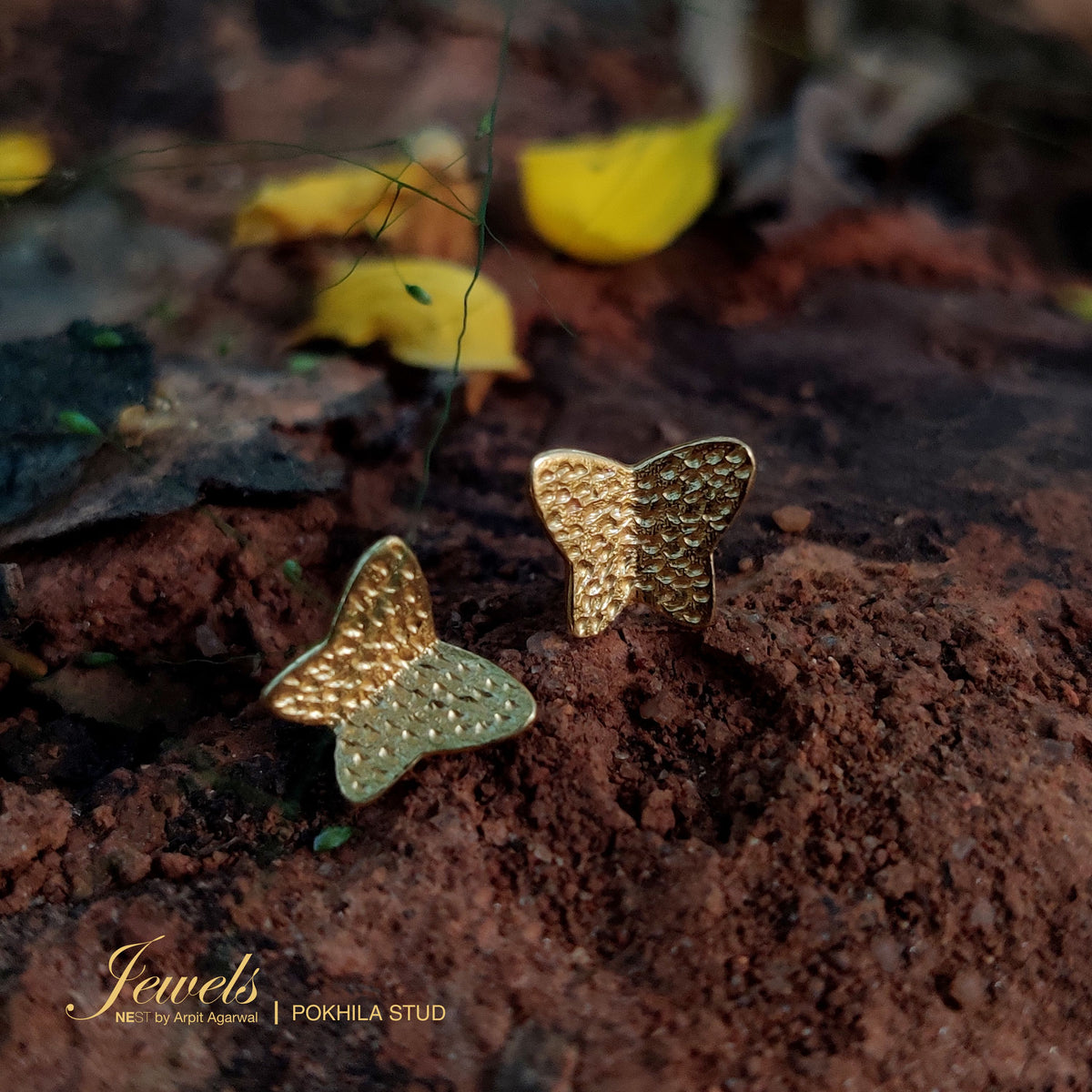 Pokhili Studs - NEST by Arpit Agarwal