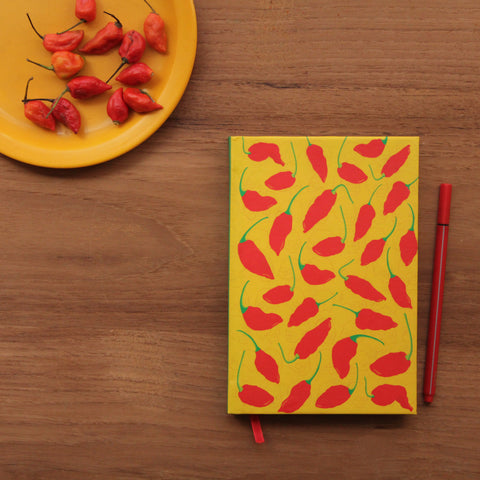 Red Hot Bhut Jolokia Notebook - NEST by Arpit Agarwal