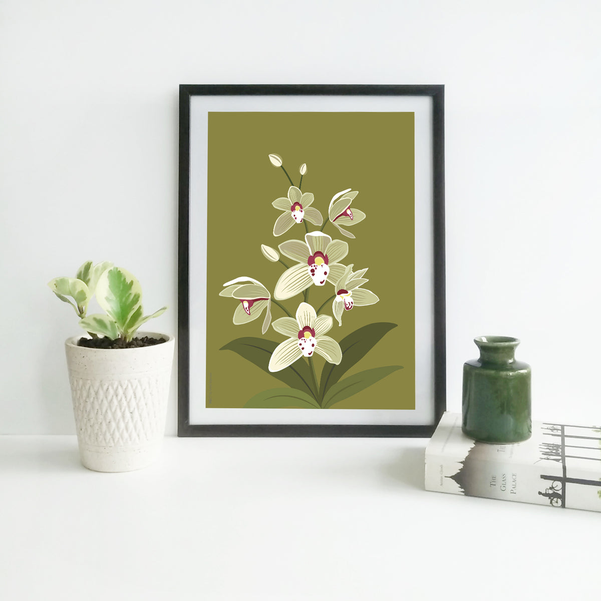 Cymbidium Alison - Print Only - NEST by Arpit Agarwal