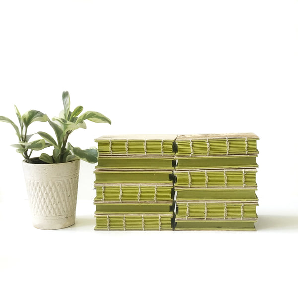 Tamul Natural Cover Plain Notebook - Green