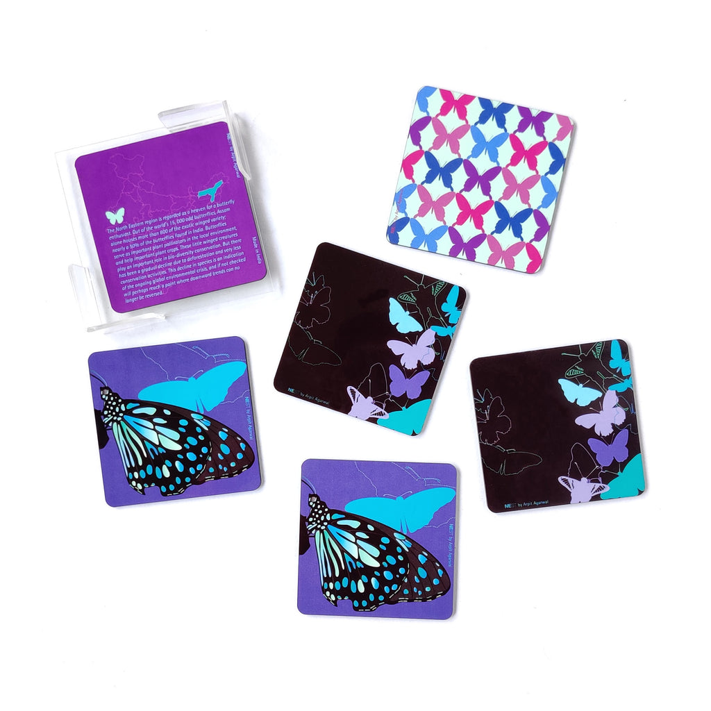 Butterfly Set 2 - Set of Six - NEST by Arpit Agarwal