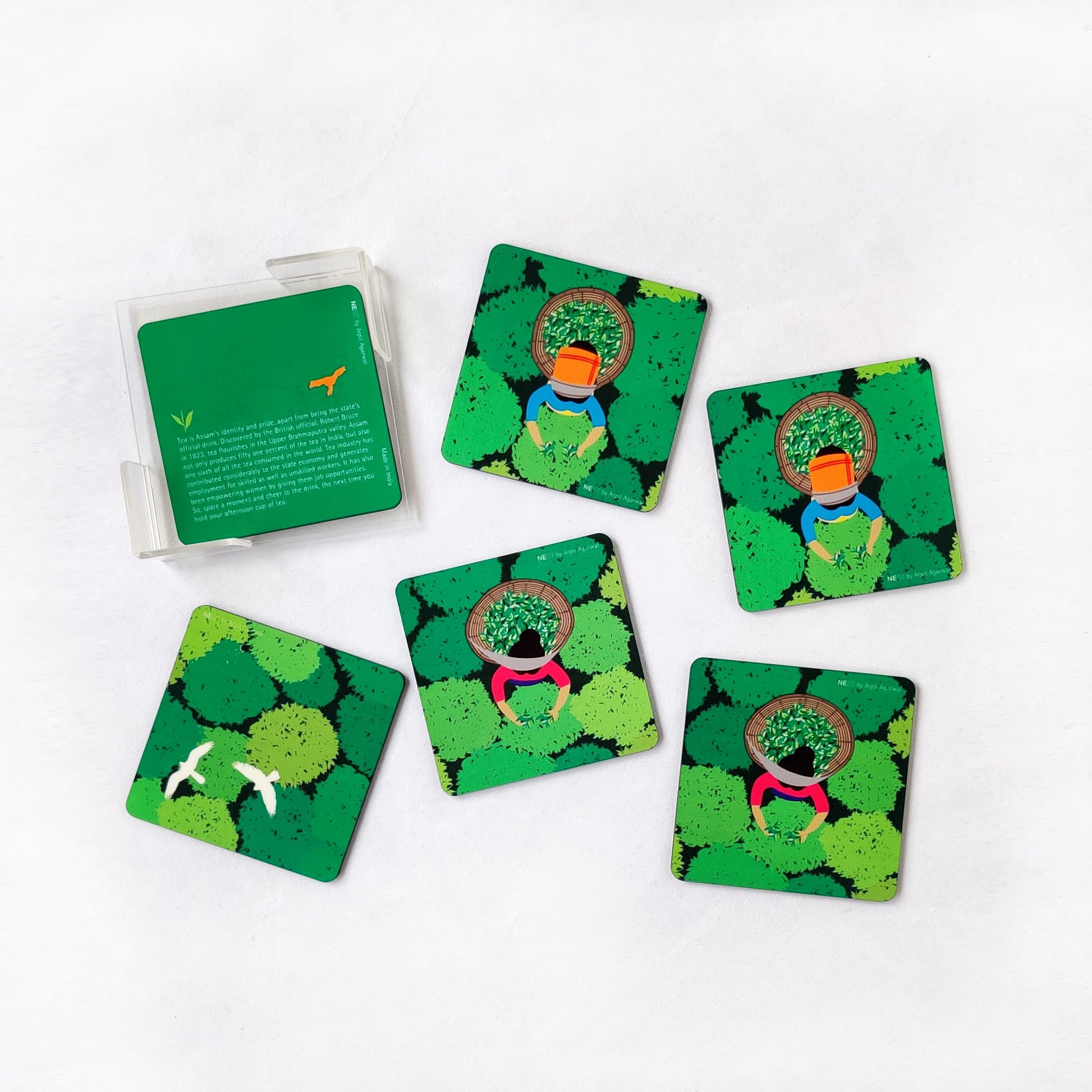 Tea Garden - Set of Six - NEST by Arpit Agarwal