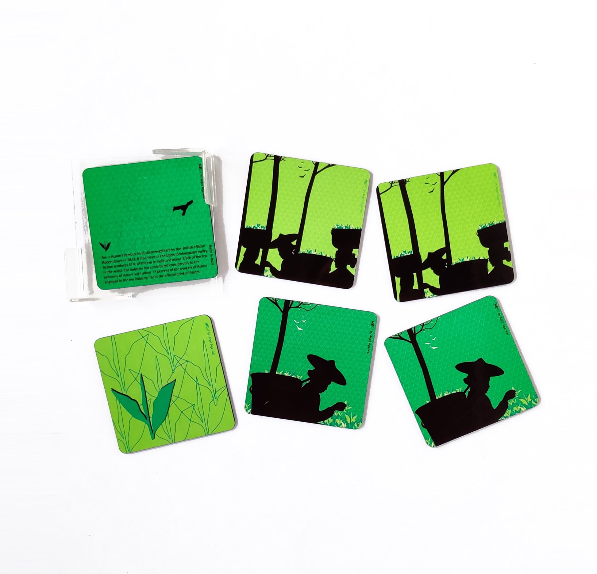 Women in Tea Garden - Set of Six - NEST by Arpit Agarwal