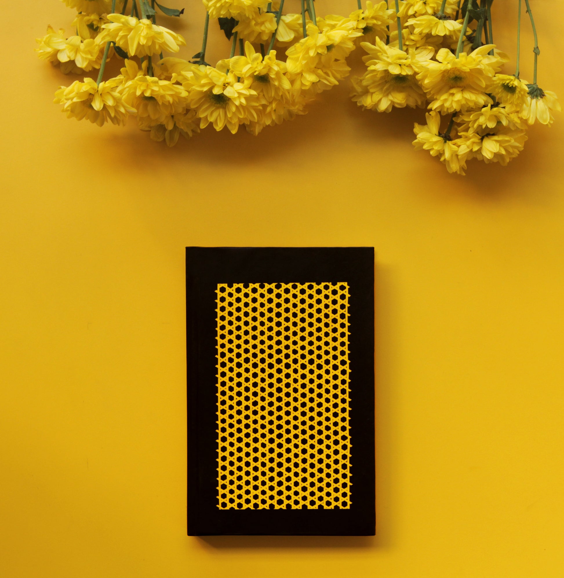 Dandelion Yellow Jaapi Weave Notebook - NEST by Arpit Agarwal