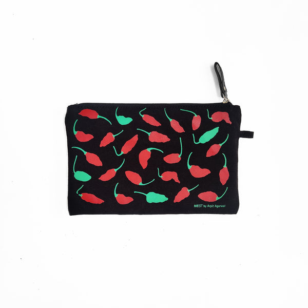 Nagaland Ghost Chilli Canvas Utility Pouch