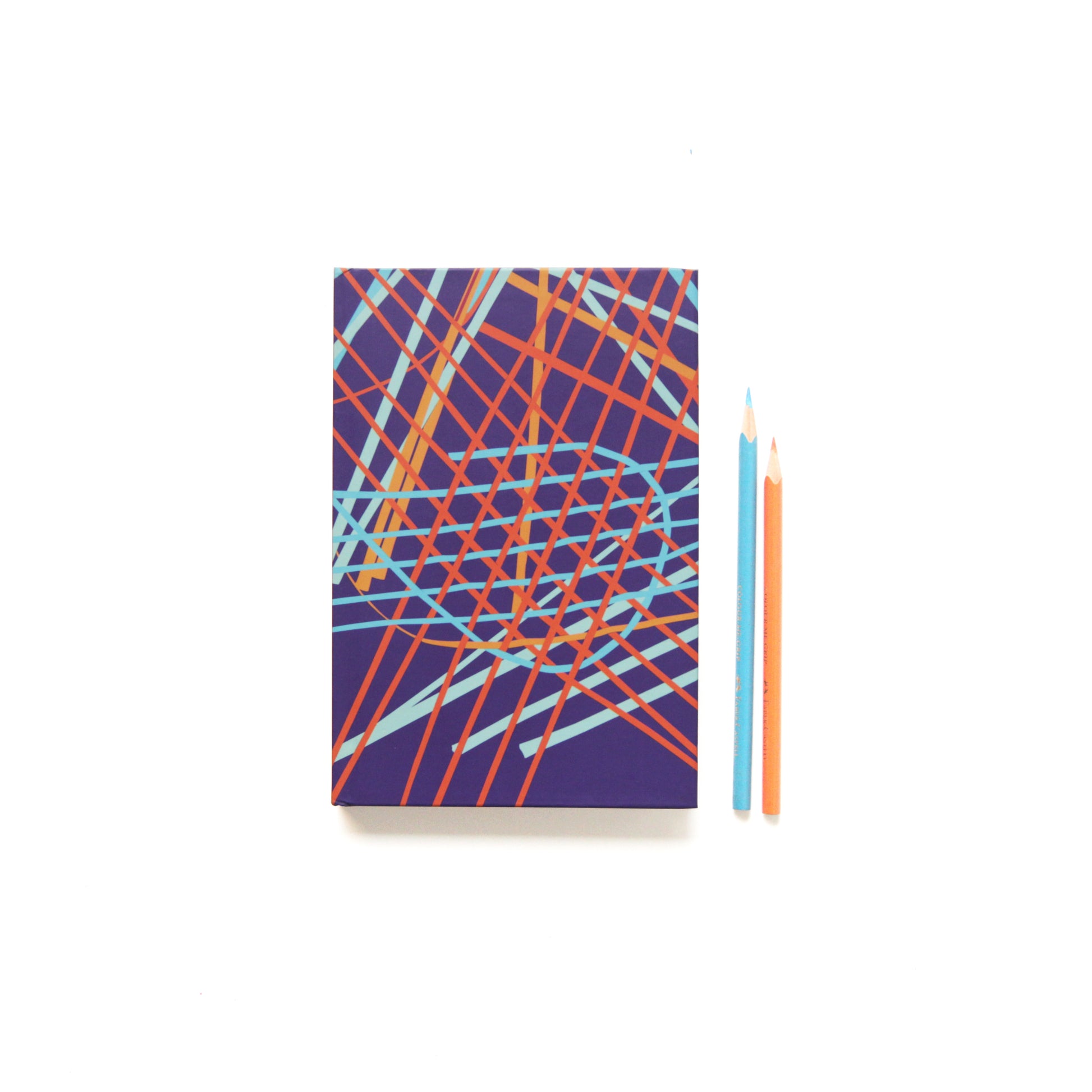 Violet Random Weave Notebook - NEST by Arpit Agarwal
