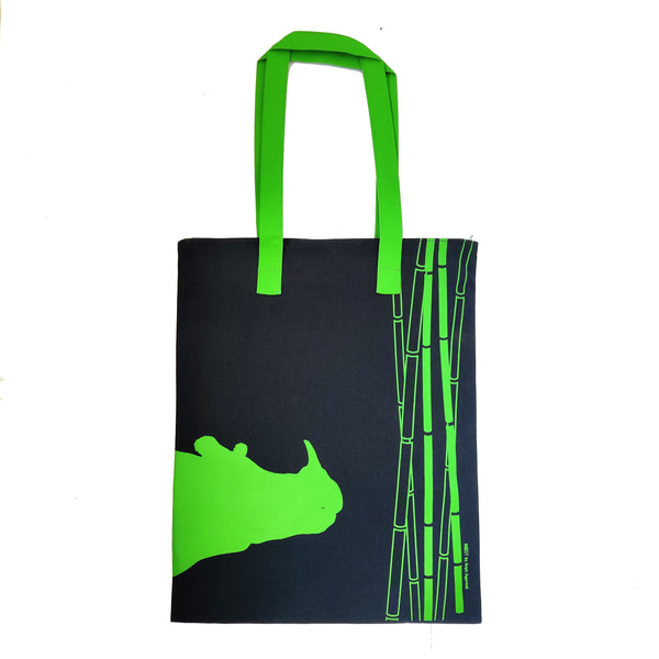 Rhino Inspired Carry Everywhere Tote - Navy - NEST by Arpit Agarwal