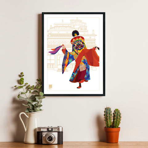 Chaam Dance 1 - Print Only - NEST by Arpit Agarwal