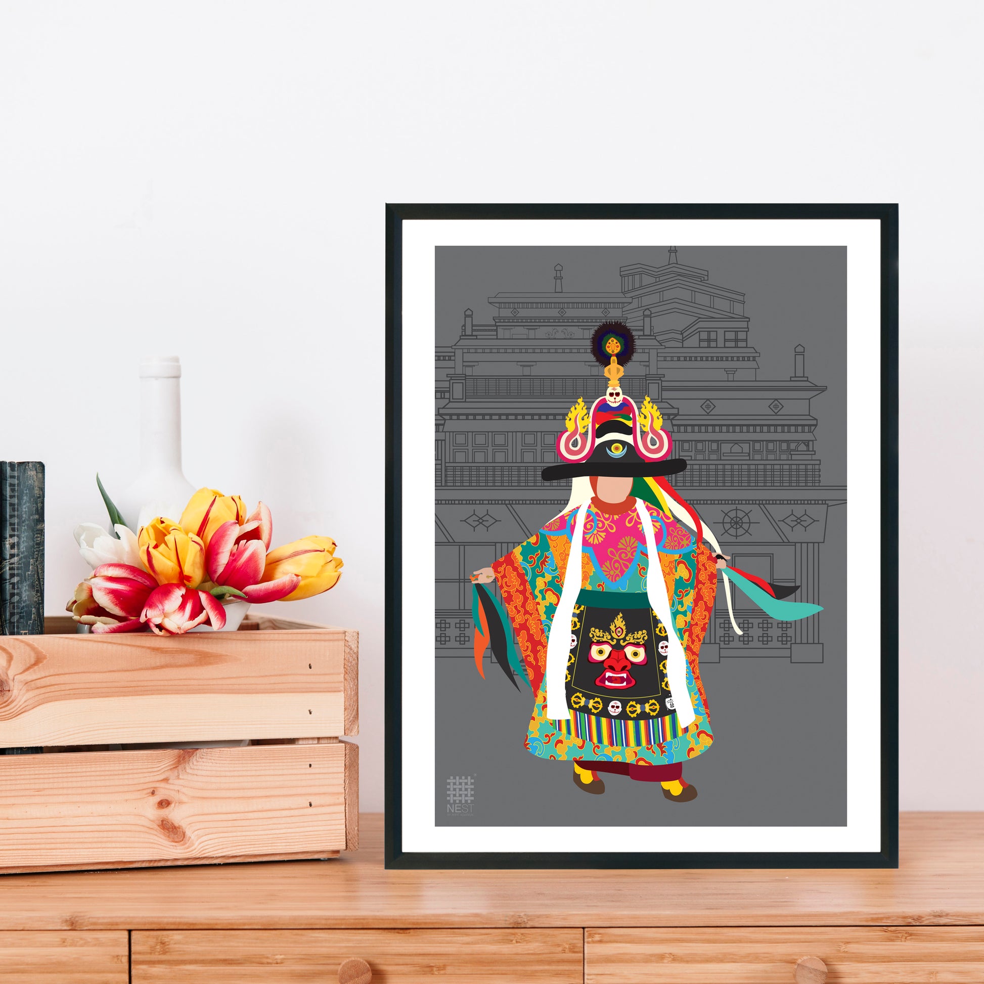 Chaam Dance 2 - Print Only - NEST by Arpit Agarwal
