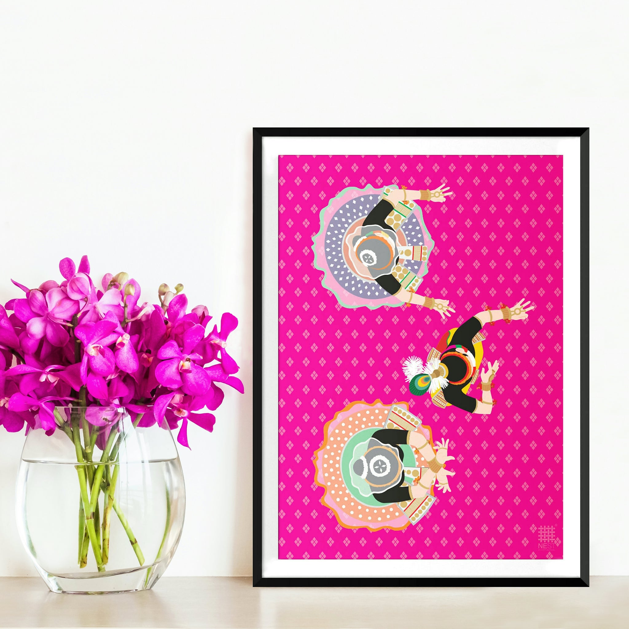 Classical Manipuri Dance - Print Only - NEST by Arpit Agarwal
