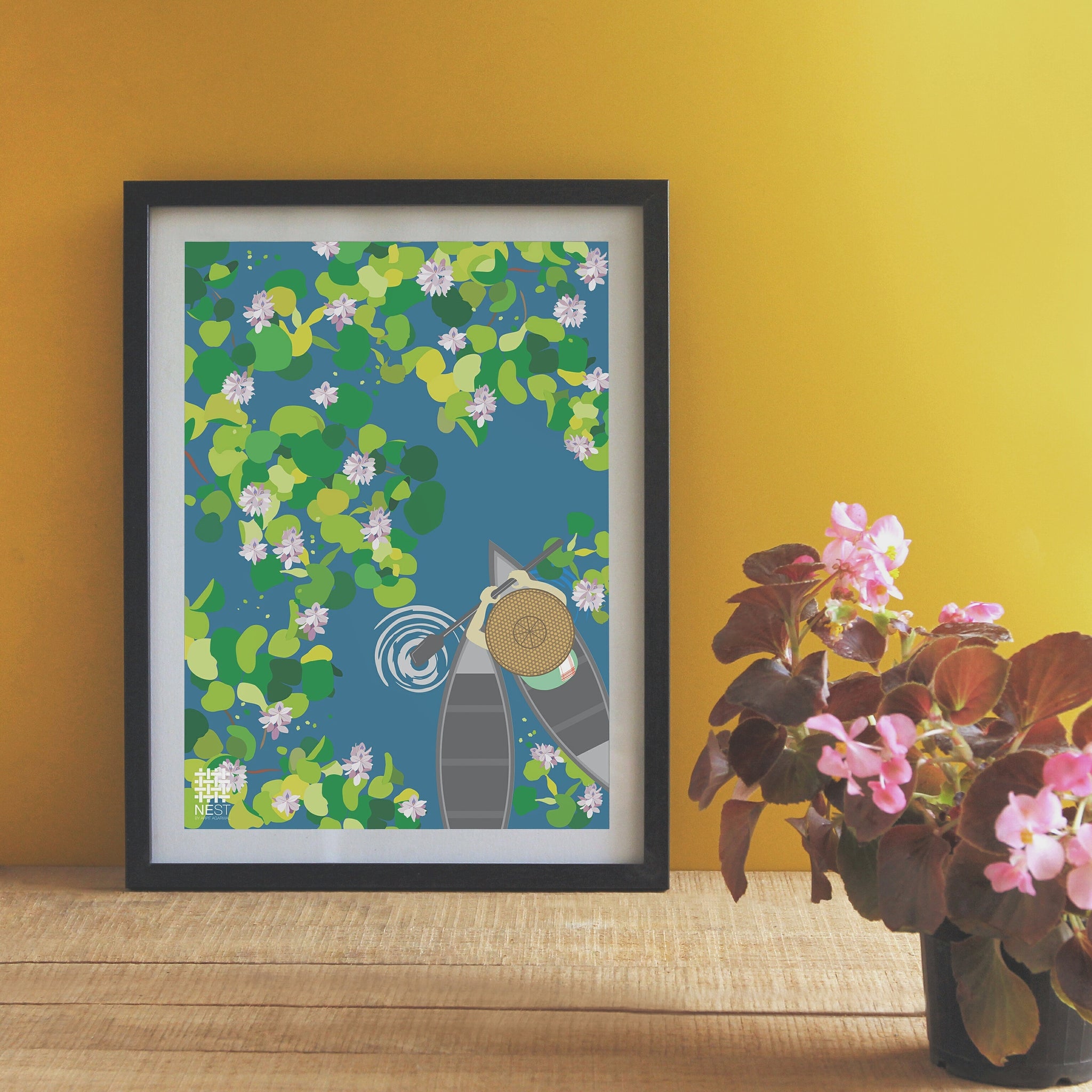 Water Hyacinth - Print Only - NEST by Arpit Agarwal