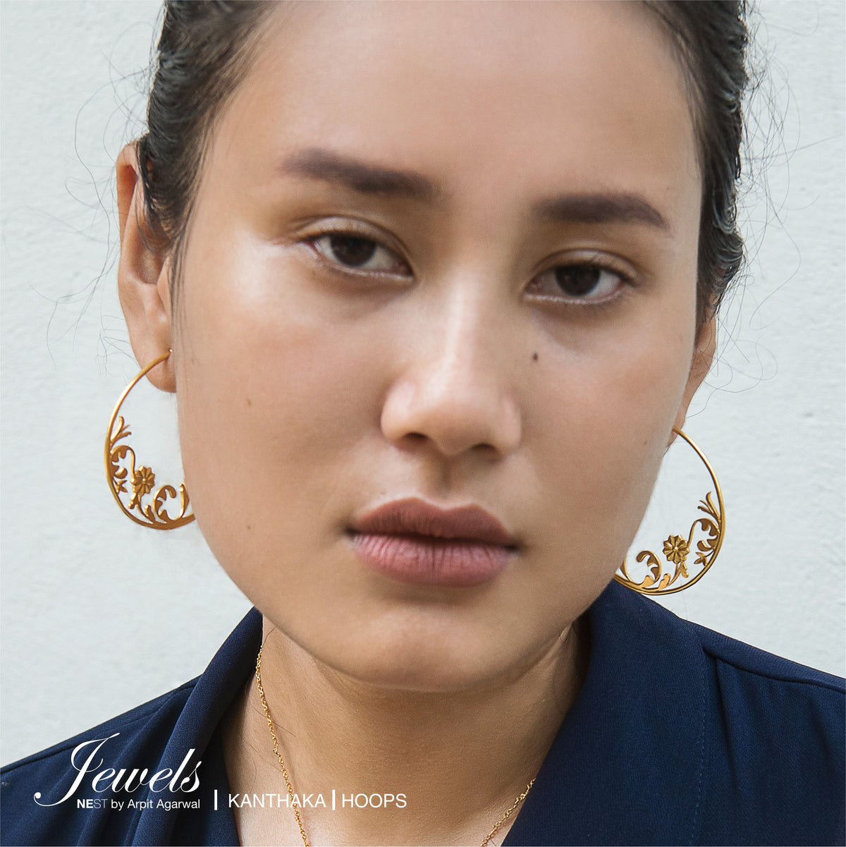 Kanthaka Hoop Earrings - NEST by Arpit Agarwal