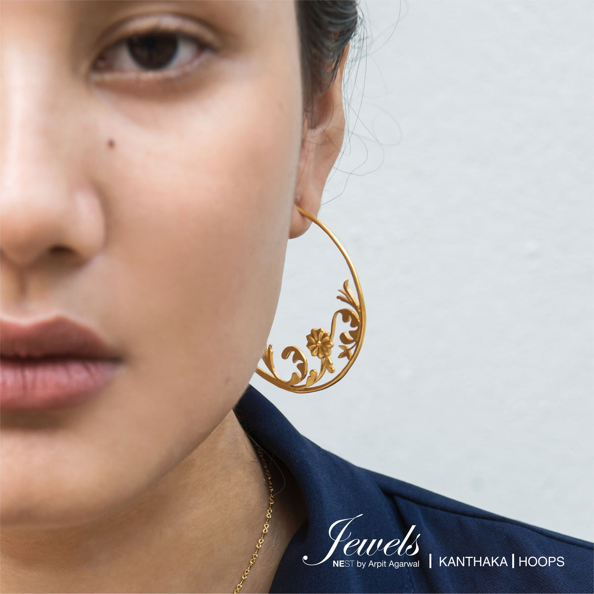 Kanthaka Hoop Earrings - NEST by Arpit Agarwal