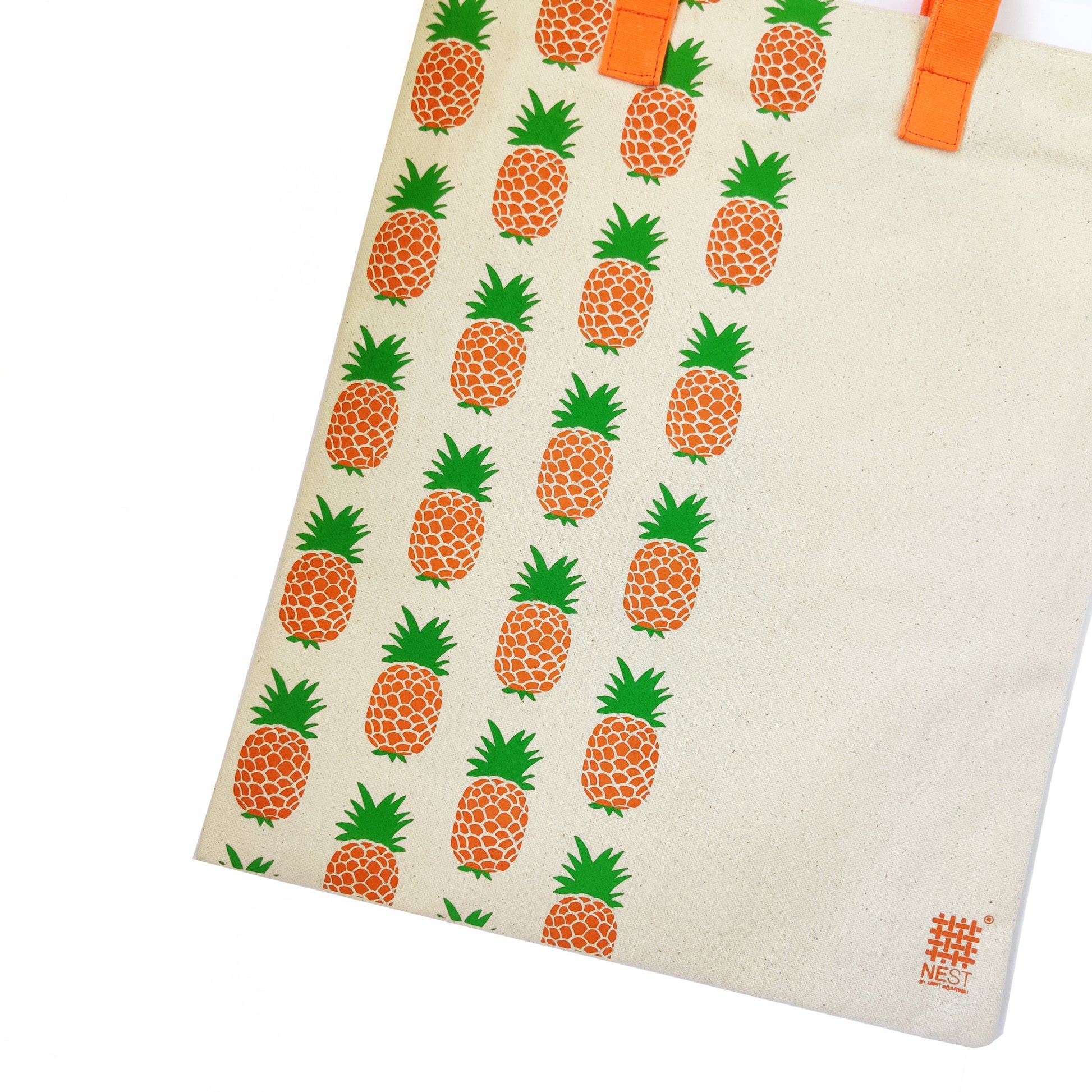 Pineapple Inspired Carry Everywhere Tote - Natural - NEST by Arpit Agarwal
