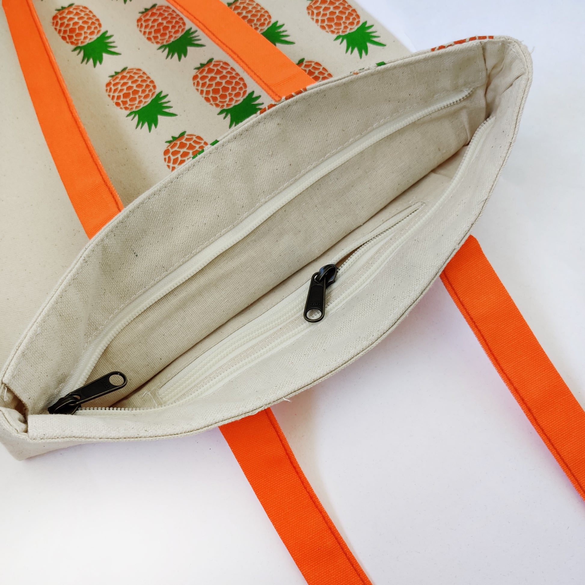 Pineapple Inspired Carry Everywhere Tote - Natural - NEST by Arpit Agarwal