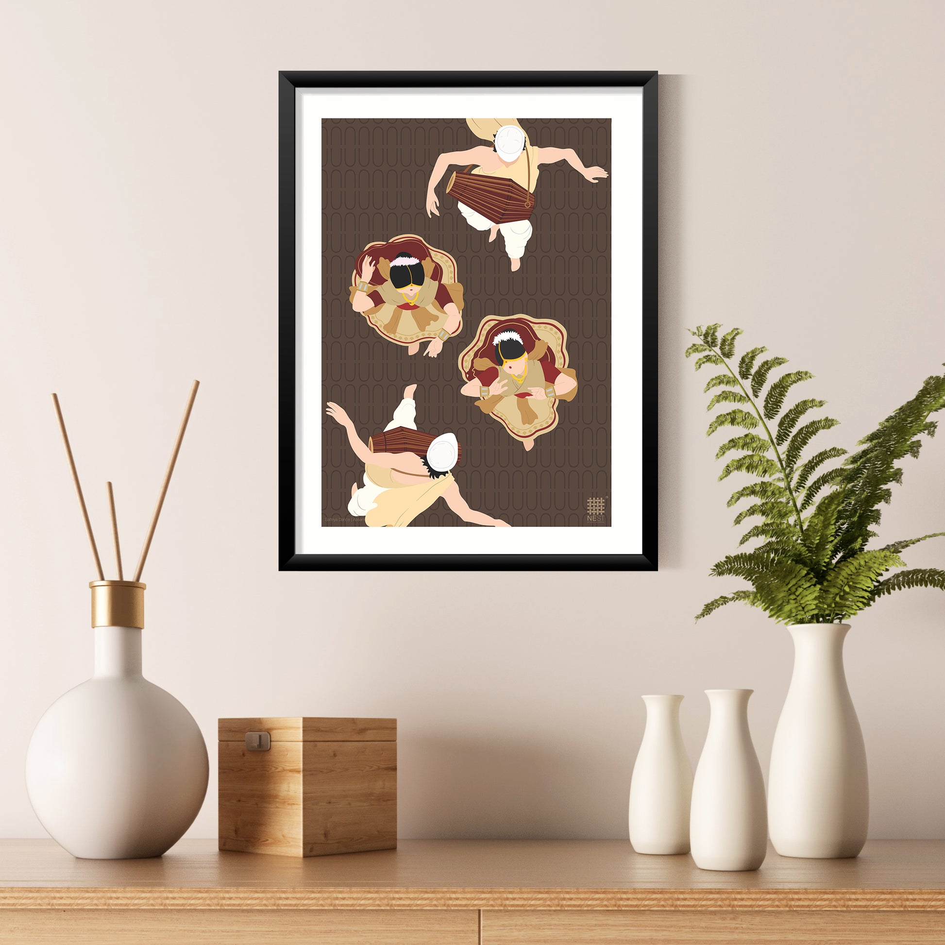 Classical Sattriya Dance - Print Only - NEST by Arpit Agarwal