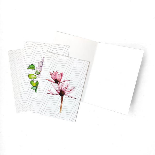 Water Colour Collection Greeting Cards - Set of 4