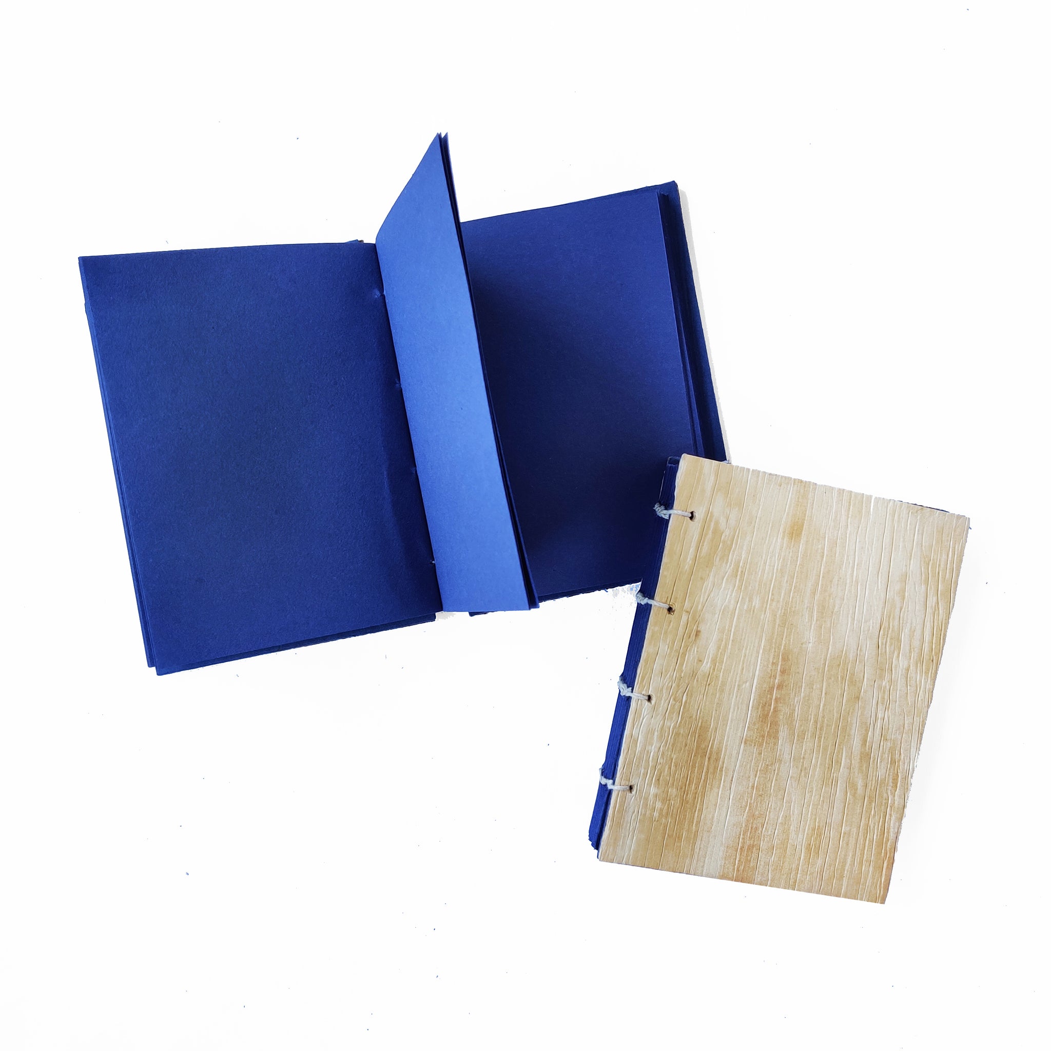 Tamul Natural Cover Plain Notebook - Navy Blue