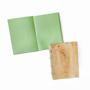 Tamul Natural Cover Plain Notebook - Green
