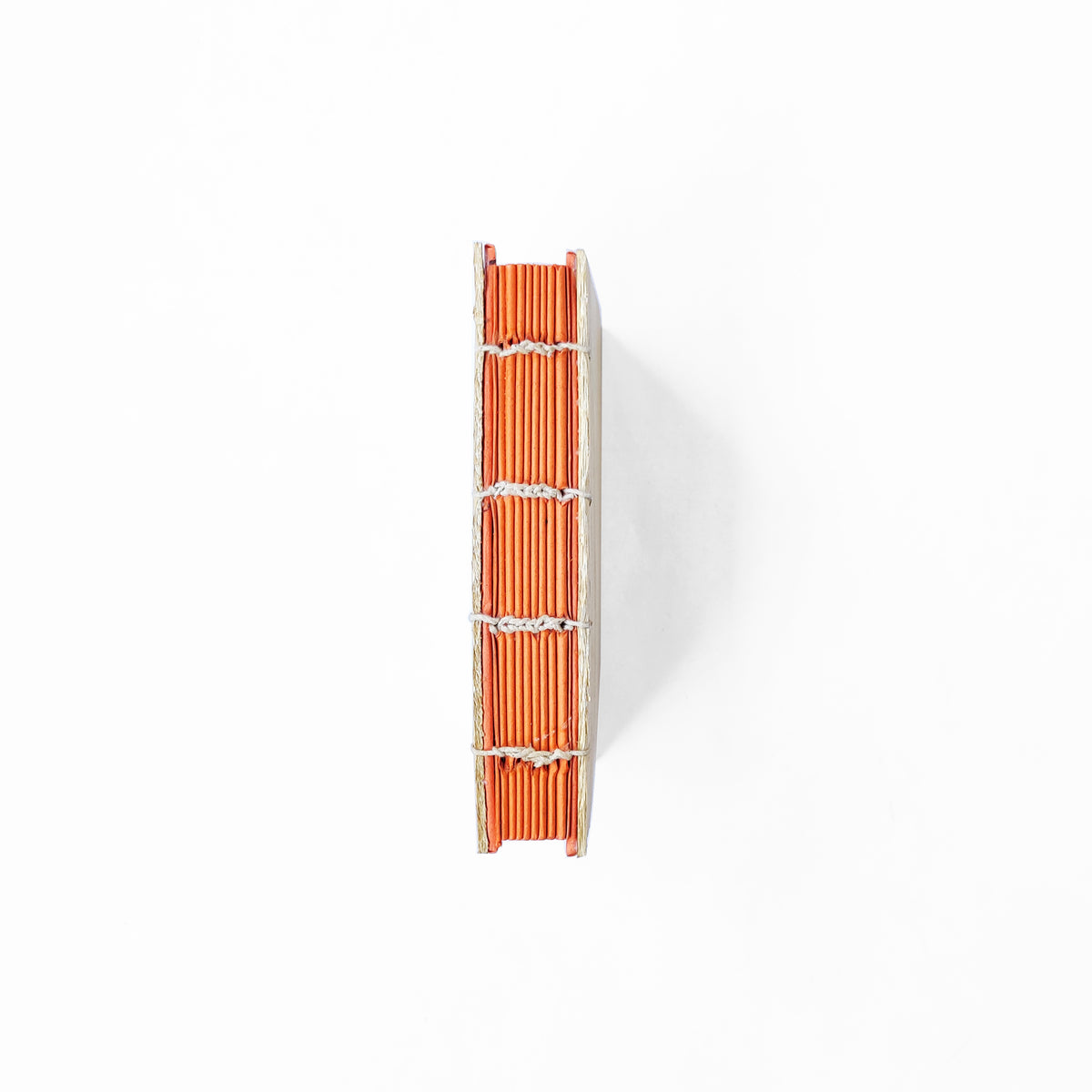 Tamul Natural Cover Plain Notebook - Orange - NEST by Arpit Agarwal