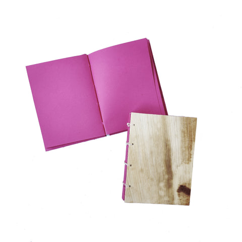 Tamul Natural Cover Plain Notebook - Pink