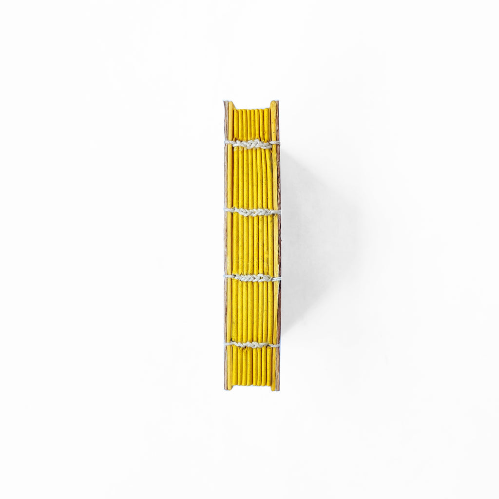 Tamul Natural Cover Plain Notebook - Yellow