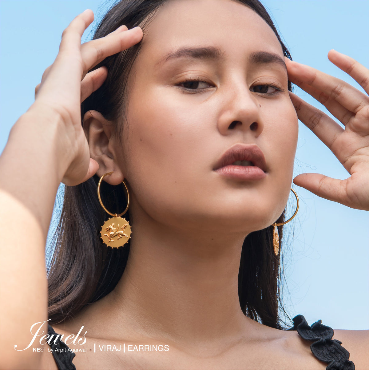 Viraj Hoop Earrings - NEST by Arpit Agarwal