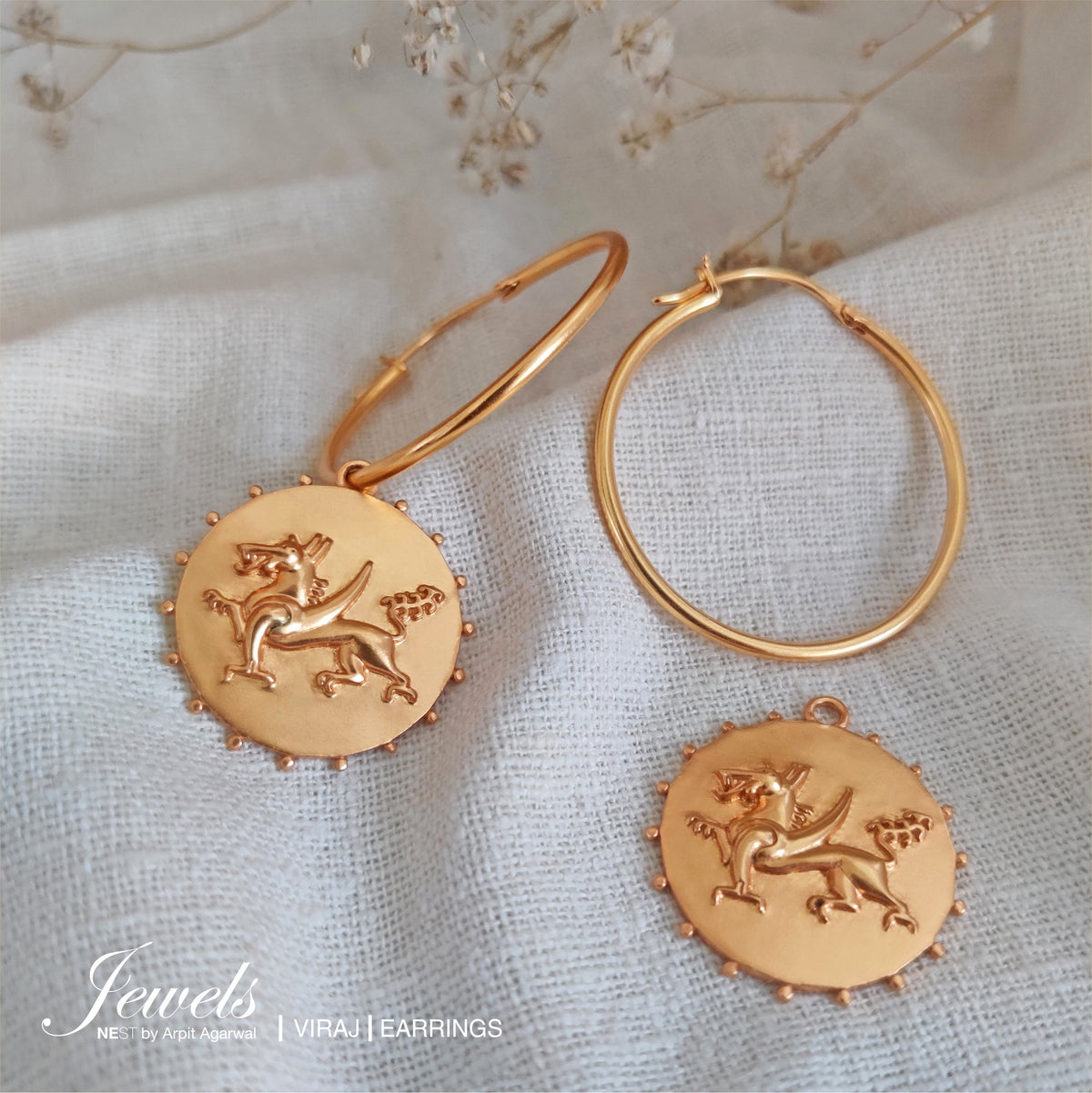 Viraj Hoop Earrings - NEST by Arpit Agarwal