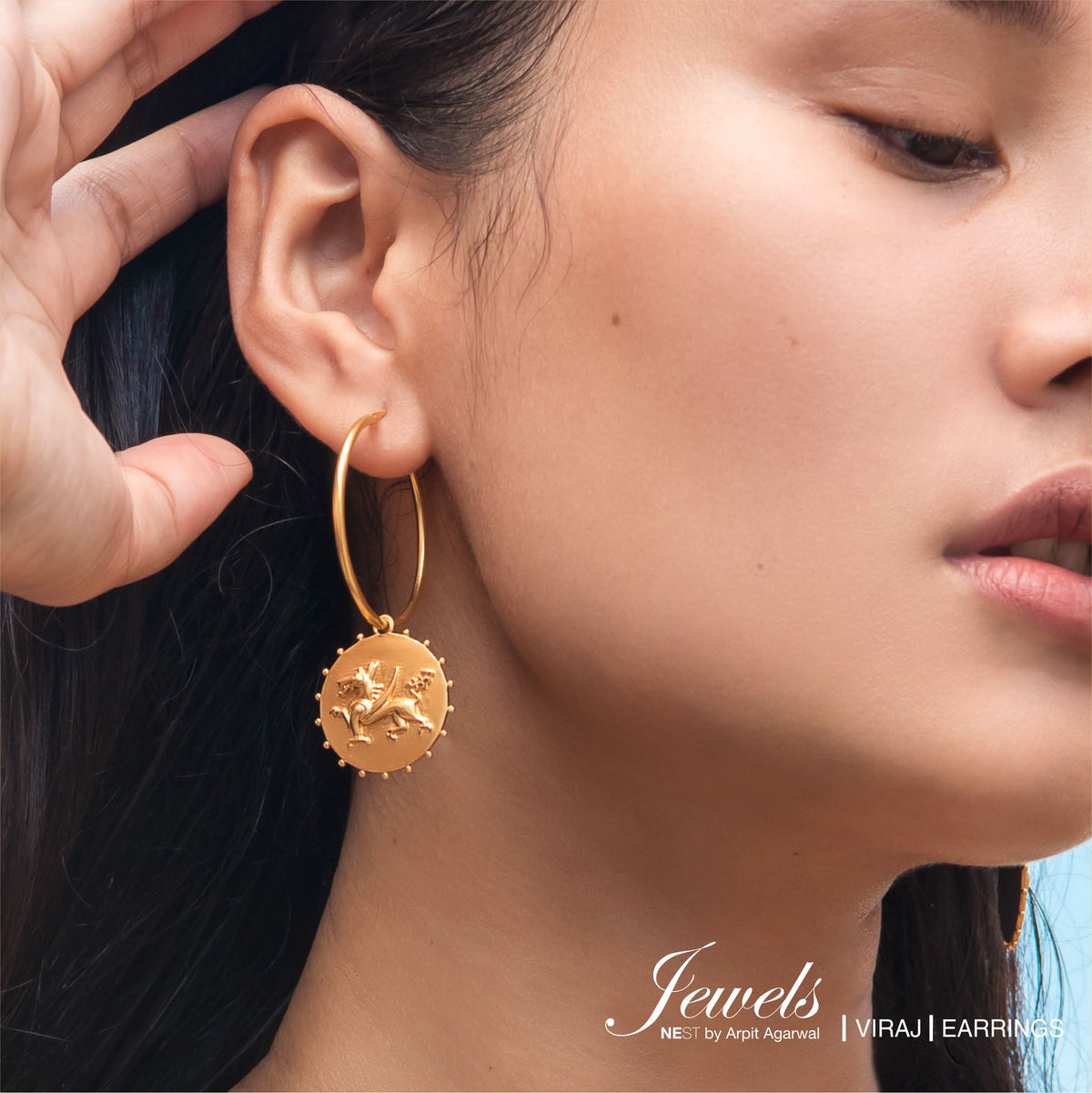 Viraj Hoop Earrings - NEST by Arpit Agarwal